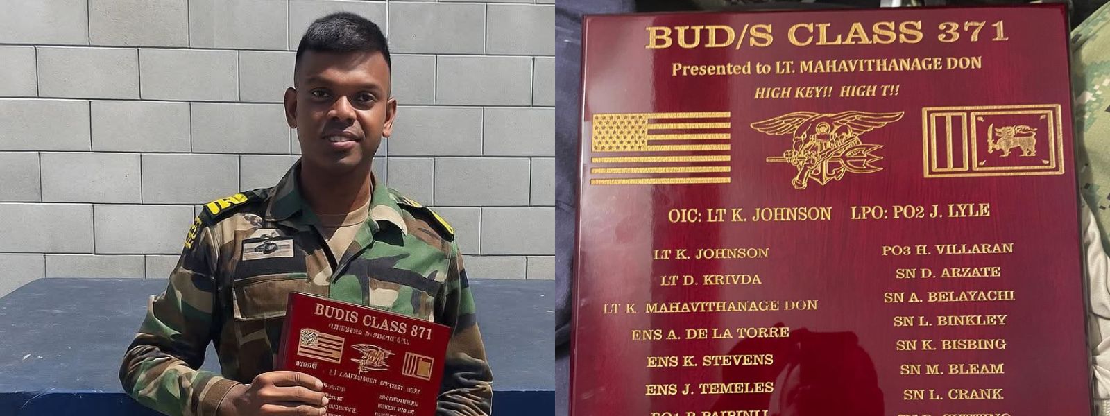 Sri Lanka Navy Officer Earns U.S. Navy SEAL Pin